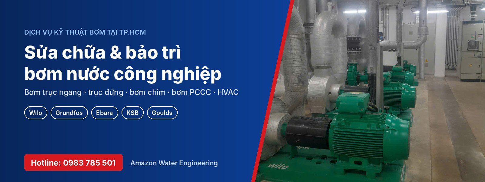 Sửa chữa & bảo trì bơm nước