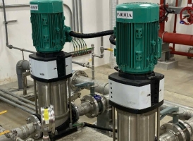 Thi công lắp đặt cụm bơm tăng áp biến tần